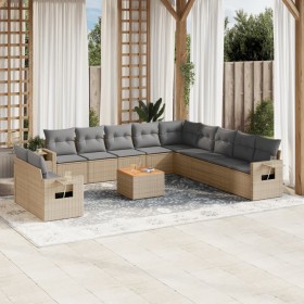 12-piece garden sofa set and brown synthetic rattan cushions by , Modular outdoor sofas - Ref: Foro24-3224645, Price: 827,05 ...