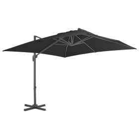 Ampelschirm mit schwarzem Aluminiummast 3x3 m von vidaXL, Sonnenschirme - Ref: Foro24-47000, Preis: 281,99 €, Rabatt: %