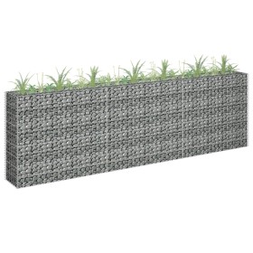 Arriate de gaviones de acero galvanizado 270x30x90 cm de vidaXL, Maceteros y jardineras - Ref: Foro24-145639, Precio: 164,99 ...