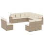 11-teiliges Gartensofa-Set mit beigen synthetischen Rattankissen von , Gartensets - Ref: Foro24-3258488, Preis: 815,69 €, Rab...