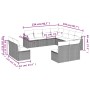 11-teiliges Gartensofa-Set mit beigen synthetischen Rattankissen von , Gartensets - Ref: Foro24-3258488, Preis: 815,69 €, Rab...