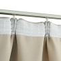 Blackout curtains with hooks 2 units beige 140x225 cm by vidaXL, Curtains and curtains - Ref: Foro24-134447, Price: 33,30 €, ...