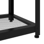 MDF and gray and black iron side table 90x45x45 cm by vidaXL, Coffee table - Ref: Foro24-286083, Price: 77,17 €, Discount: %