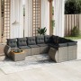 10-piece garden sofa set with gray synthetic rattan cushions by , Garden sets - Ref: Foro24-3225171, Price: 653,06 €, Discoun...