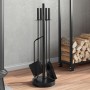 Fireplace tool set 5 pieces steel 18x66 cm by , fireplace tools - Ref: Foro24-156376, Price: 67,99 €, Discount: %