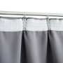 Cortina opaca con ganchos gris 290x245 cm de vidaXL, Cortinas y visillos - Ref: Foro24-134433, Precio: 31,91 €, Descuento: %