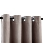 Blackout curtains with metal rings 2 pcs taupe 140x175 cm by vidaXL, Curtains and curtains - Ref: Foro24-134476, Price: 33,99...