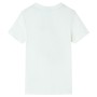 Children's short-sleeved t-shirt in ecru color 140 by , Kids T-shirts - Ref: Foro24-12148, Price: 9,99 €, Discount: %