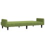 2-Sitzer-Schlafsofa aus hellgrünem Samt von , Sofas - Ref: Foro24-375777, Preis: 247,37 €, Rabatt: %