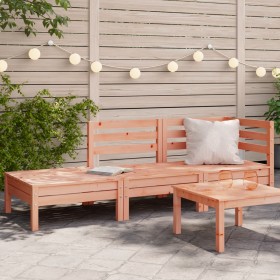 3-seater garden sofa in solid Douglas fir wood by , Modular outdoor sofas - Ref: Foro24-838045, Price: 130,99 €, Discount: %