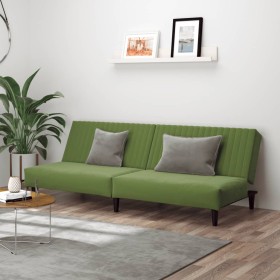 2 seater light green velvet sofa bed by , Sofas - Ref: Foro24-375929, Price: 212,99 €, Discount: %