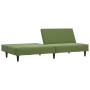 2-Sitzer-Schlafsofa aus hellgrünem Samt von , Sofas - Ref: Foro24-375929, Preis: 212,71 €, Rabatt: %