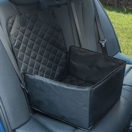 Silla de coche para perros negro 45x45x25/55 cm de , Productos para perros - Ref: Foro24-4005651, Precio: 24,41 €, Descuento: %