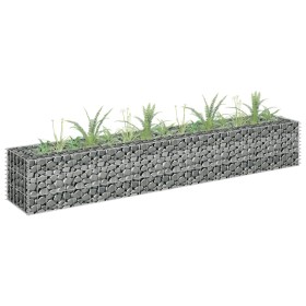 Arriate de gaviones de acero 180x30x30 cm de vidaXL, Maceteros y jardineras - Ref: Foro24-145633, Precio: 51,16 €, Descuento: %