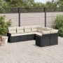 8-piece garden sofa set and black synthetic rattan cushions by , Garden sets - Ref: Foro24-3258955, Price: 505,96 €, Discount: %