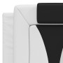 Padded headboard synthetic leather white black 120 cm by , Headboards and footboards - Ref: Foro24-374787, Price: 42,99 €, Di...