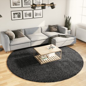 Modern long hair shaggy rug PAMPLONA anthracite Ø 240 cm by , Rugs - Ref: Foro24-375204, Price: 113,70 €, Discount: %