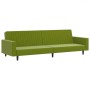 2-Sitzer-Schlafsofa aus hellgrünem Samt von , Sofas - Ref: Foro24-375940, Preis: 243,23 €, Rabatt: %