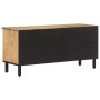 Solid mango wood TV cabinet 100x33x46 cm by , TV Furniture - Ref: Foro24-358228, Price: 101,01 €, Discount: %