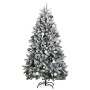 Árbol de Navidad artificial con bisagras 300 LED y bolas 180 cm de , Arboles de navidad - Ref: Foro24-3210174, Precio: 113,36...