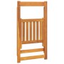 Folding garden chairs 8 pcs solid acacia wood by , Garden chairs - Ref: Foro24-3104965, Price: 243,99 €, Discount: %