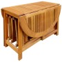 Set comedor de jardín plegable 5 piezas madera maciza de acacia de , Conjuntos de jardín - Ref: Foro24-45594, Precio: 271,34 ...