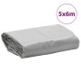 Gray tarpaulin 5x6 m 650 g/m² by , Waterproof tarpaulins - Ref: Foro24-156047, Price: 150,57 €, Discount: %