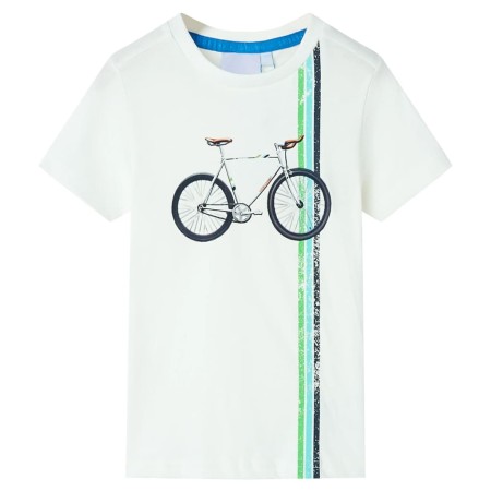 Camiseta de manga corta infantil color crudo 104 de , Camisetas para niños - Ref: Foro24-12145, Precio: 7,95 €, Descuento: %