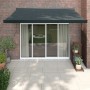 Retractable aluminum awning and anthracite gray fabric 3.5x2.5 m by , Awnings - Ref: Foro24-3154562, Price: 463,68 €, Discoun...