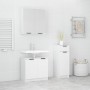 Set de muebles de baño 3 piezas madera contrachapada blanco de , Muebles de baño - Ref: Foro24-3115868, Precio: 158,99 €, Des...