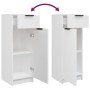 Set de muebles de baño 3 piezas madera contrachapada blanco de , Muebles de baño - Ref: Foro24-3115868, Precio: 184,77 €, Des...