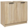 Set de muebles de baño 5 pzas madera contrachapada roble sonoma de , Muebles de baño - Ref: Foro24-3115854, Precio: 312,99 €,...