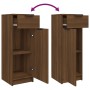 Set de muebles de baño 3 pzas madera contrachapada roble marrón de , Muebles de baño - Ref: Foro24-3115875, Precio: 165,46 €,...