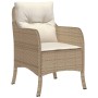 Garden armchairs with cushions 2 units beige synthetic rattan by , Garden chairs - Ref: Foro24-365148, Price: 223,81 €, Disco...