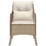 Garden armchairs with cushions 2 units beige synthetic rattan by , Garden chairs - Ref: Foro24-365148, Price: 223,81 €, Disco...