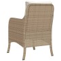 Garden armchairs with cushions 2 units beige synthetic rattan by , Garden chairs - Ref: Foro24-365148, Price: 223,50 €, Disco...