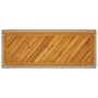 Mesa auxiliar jardín tapa madera ratán PE beige 100x40x75 cm de , Mesas de jardín - Ref: Foro24-366308, Precio: 111,99 €, Des...