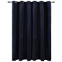 Blackout curtain with metal rings black velvet 290x245 cm by vidaXL, Curtains and curtains - Ref: Foro24-134491, Price: 44,32...