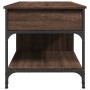 Brown metal engineered wood coffee table 100x50x50 cm by , Coffee table - Ref: Foro24-845370, Price: 80,84 €, Discount: %