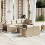 11-piece garden sofa set with beige synthetic rattan cushions by , Garden sets - Ref: Foro24-3266248, Price: 779,46 €, Discou...