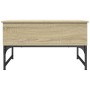 Engineering wood metal coffee table Sonoma oak 70x50x40 cm by , Coffee table - Ref: Foro24-845372, Price: 60,40 €, Discount: %