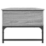 Mesa de centro madera ingeniería metal gris Sonoma 100x50x40 cm de , Mesas de centro - Ref: Foro24-845379, Precio: 76,23 €, D...