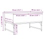 Couchtisch aus technischem Holz und Metall, Sonoma-Eiche, 70 x 50 x 40 cm von , Couchtisch - Ref: Foro24-845372, Preis: 60,40...