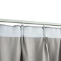 Blackout curtains with hooks 2 units gray 140x245 cm by vidaXL, Curtains and curtains - Ref: Foro24-134469, Price: 35,05 €, D...