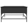 Couchtisch aus Holzwerkstoff und schwarzem Metall, 80 x 80 x 45 cm von , Couchtisch - Ref: Foro24-845401, Preis: 80,56 €, Rab...