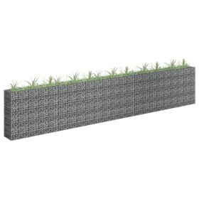 Galvanized steel gabion bed 450x30x90 cm by vidaXL, Pots and planters - Ref: Foro24-145647, Price: 206,99 €, Discount: %