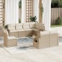 Garden sofa set with beige cushions 8 pcs PE rattan by , Garden sets - Ref: Foro24-3220437, Price: 673,99 €, Discount: %