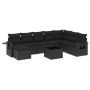 8-teiliges Gartensofa-Set und schwarze synthetische Rattankissen von , Gartensets - Ref: Foro24-3220564, Preis: 566,47 €, Rab...