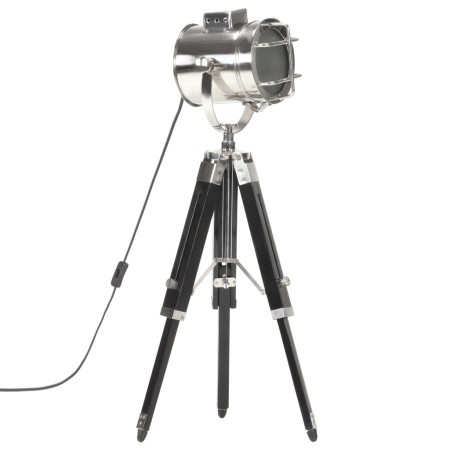 Floor lamp with solid wood tripod, black mango, 69 cm. by vidaXL, Lamps - Ref: Foro24-286108, Price: 75,14 €, Discount: %