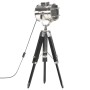 Floor lamp with solid wood tripod, black mango, 69 cm. by vidaXL, Lamps - Ref: Foro24-286108, Price: 76,99 €, Discount: %